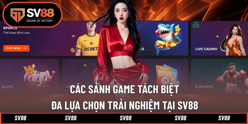 Các sảnh chơi SV88 đa dạng từ các đối tác quốc tế Các sảnh chơi SV88 đa dạng từ các đối tác quốc tế