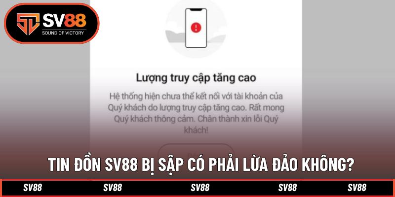 Liệu đây có phải là tin đồn lừa đảo khi nhà cái bị sập